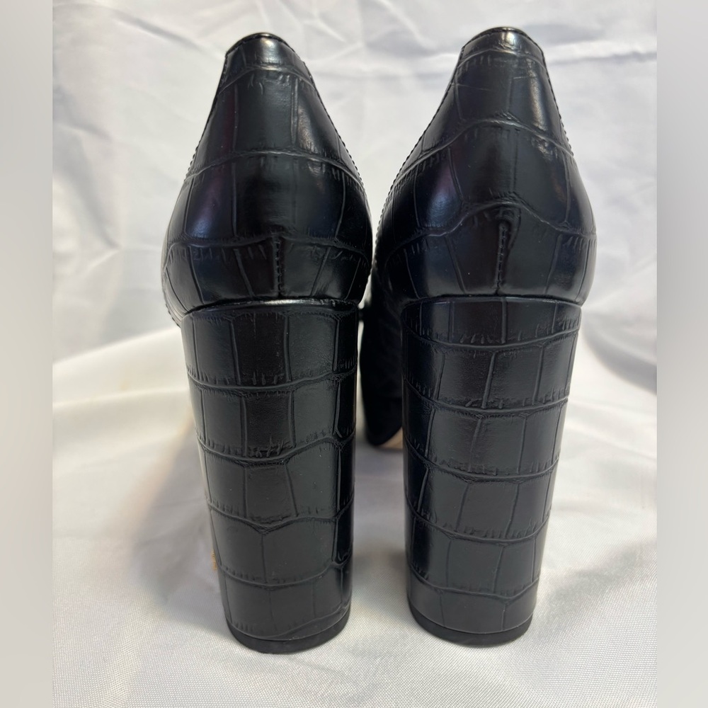 Sam Edelman Black Aretha Platform Loafer Pumps Boho Chic Women’s Size 7 - Picture 3 of 14